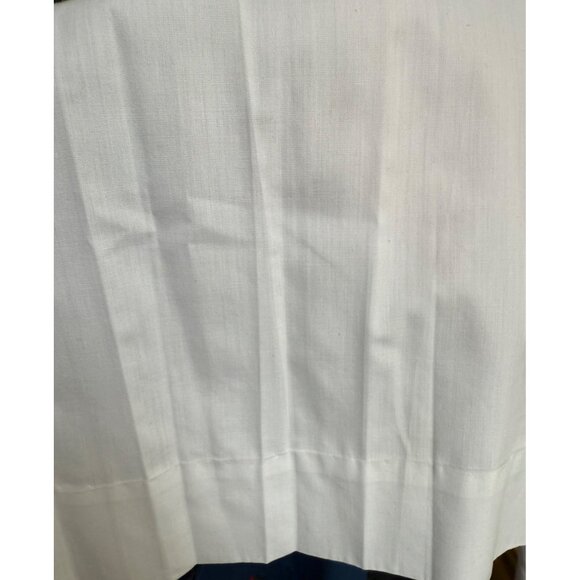 Size 6 Girls Vintage 70's Sailor Dress Ance K White Navy Collar Red Tie Pleated - Picture 8 of 10